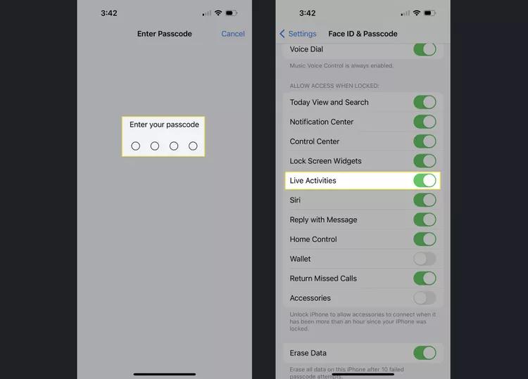 how to use live activities ios 16.1