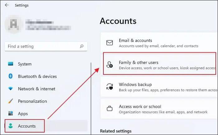 family and other users