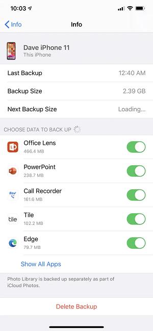 how to clean out icloud storage on iphone