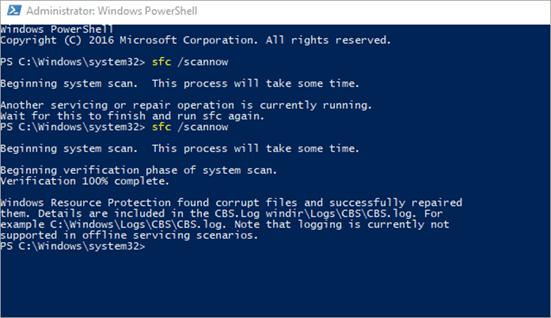 service system exception windows 10