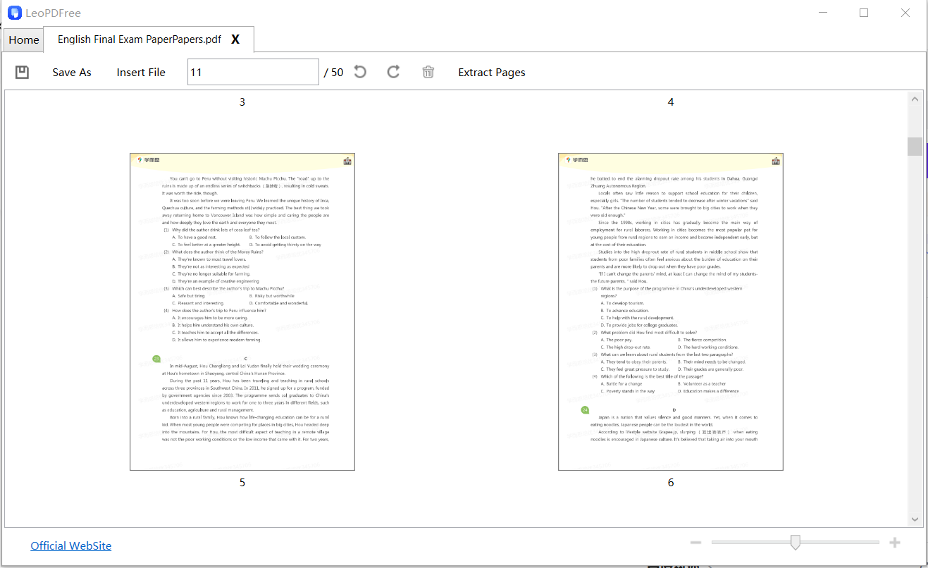 pdf wiz select page to extract