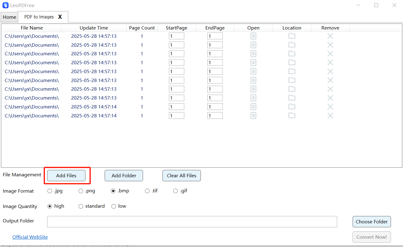 convert pdf to image step 2
