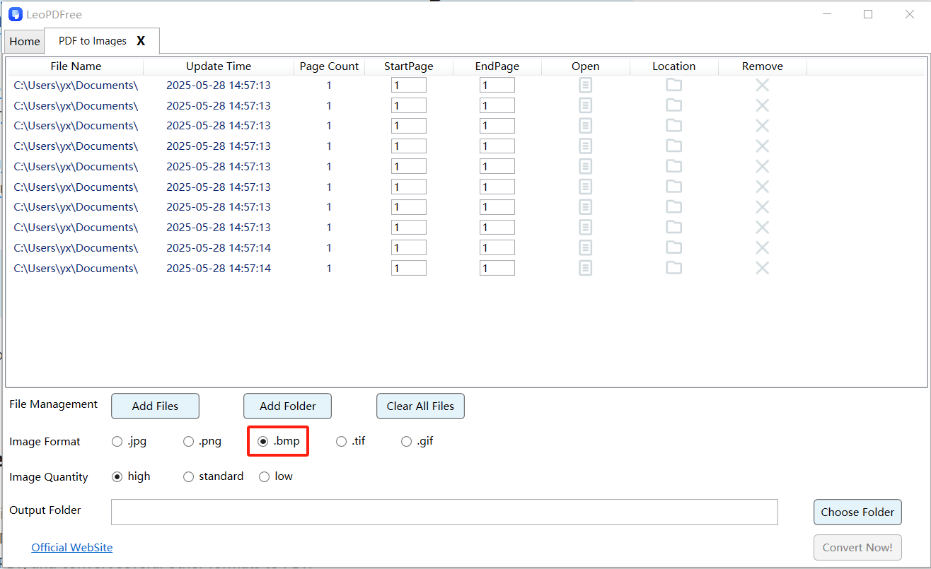 convert pdf to image step 3