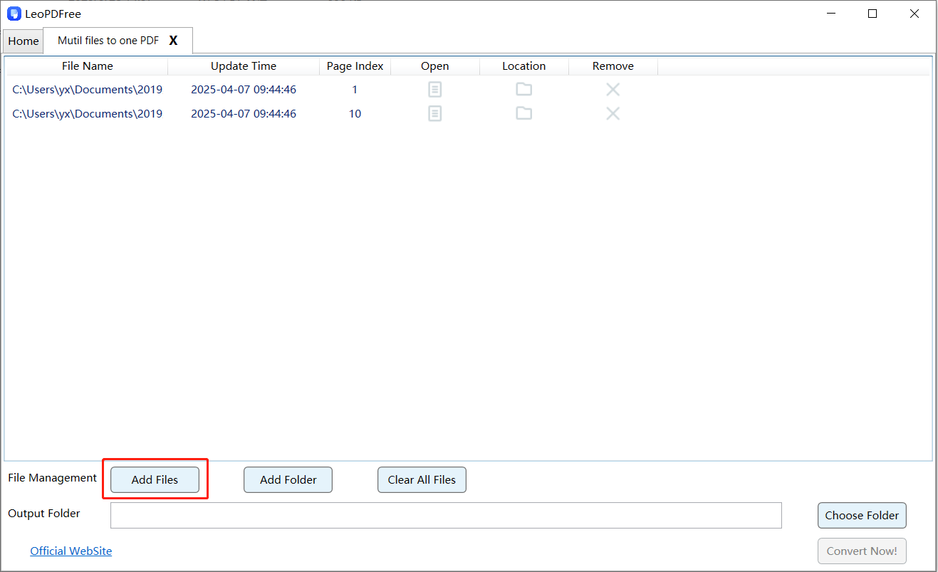 how to merge pdf step 2