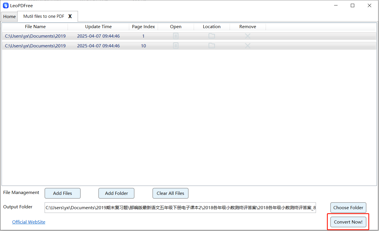 how to merge pdf step 3